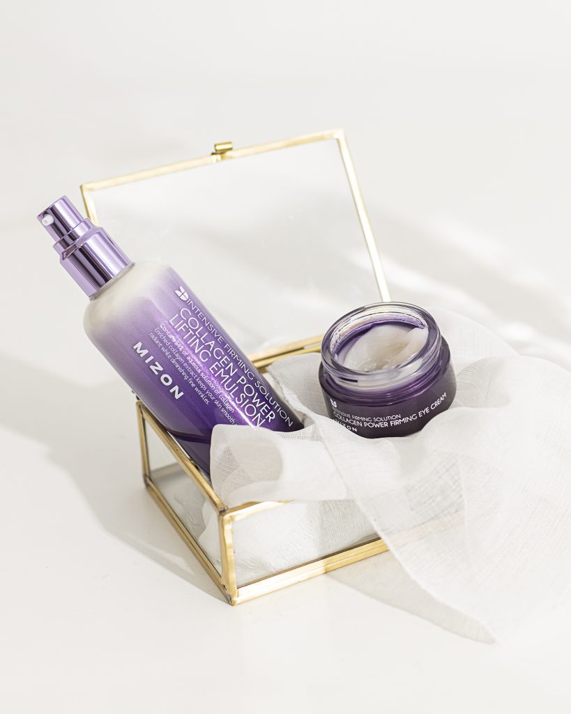 emulsión y contorno de ojos colágeno mizon