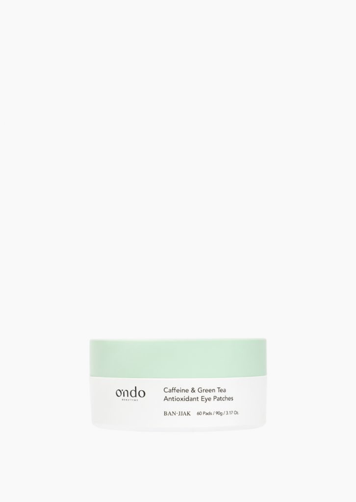 cosmética sensorial spa Ban-jjak caffeine green tea antioxidant eye patches