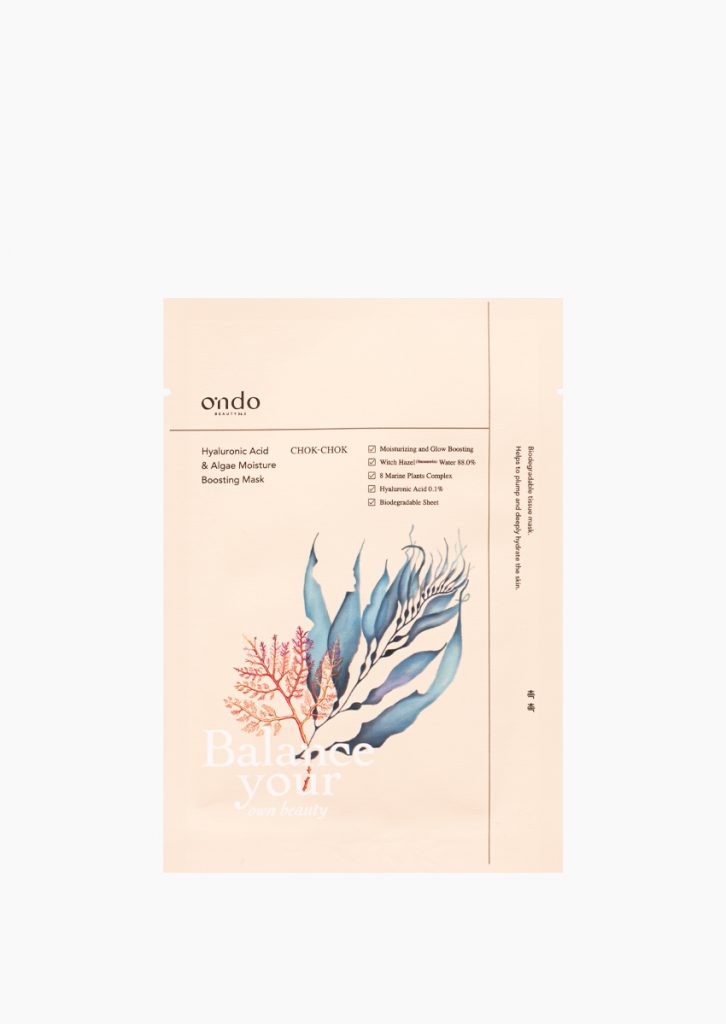Chok-chok hyaluronic acid & algae moisture boosting mask