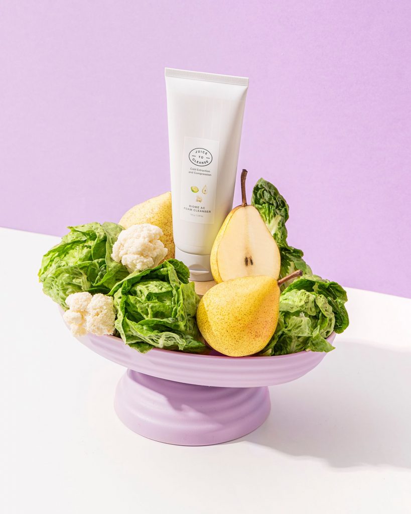 Biome AC Foam Cleanser Juice to Cleanse lista de superalimentos: Limpiador al agua con repollo